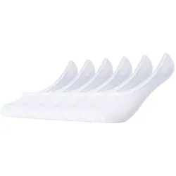 6er Pack s.Oliver Essentials Elastic Tape Füßlinge 0001 - white 39-42
