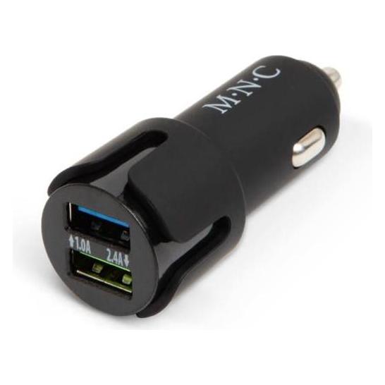 M.N.C Zigarre leichter Adapter - 2 x USB - 2,1A Schwarz (54828421)