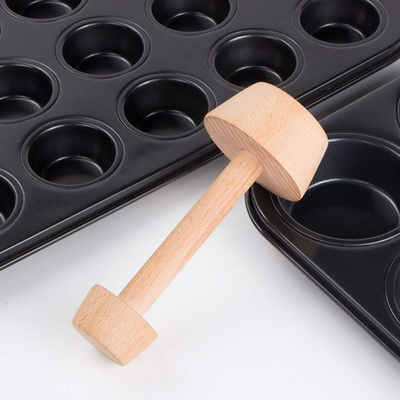 Wooden Egg Tart Tamper Wooden Egg Tart Tamper