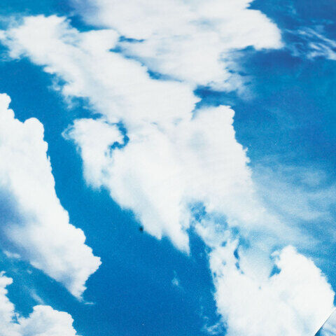Baumwollstoff-Digitaldruck "Wolkenhimmel", Serie Ria, blau-color