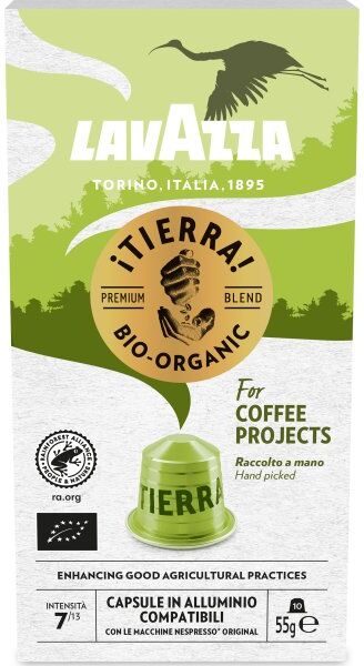Lavazza Tierra For Coffee Projects Kapsler, 10 Stk