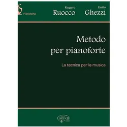 Ghezzi Ruocco, Metodo Per Pianoforte La Tecnica Per La Musica Klavier Buch, Fachbücher von Ghezzi Ruocco