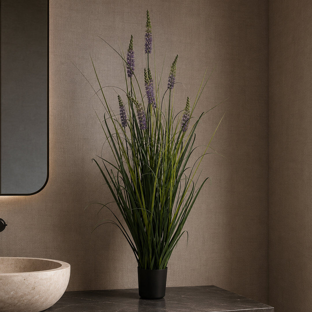 Leaf 125 cm H Faux Tree Plant in Plastic Pot Liner Green 125cm H X 50cm W X 50cm D