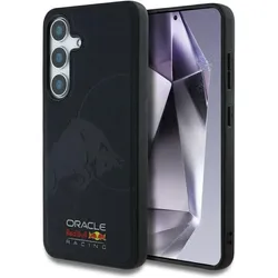 Red Bull Case Leather Meshed Debossed Bull MagSafe for Samsung Galaxy S25 navy (Samsung Galaxy S25), Smartphone Hülle, Blau