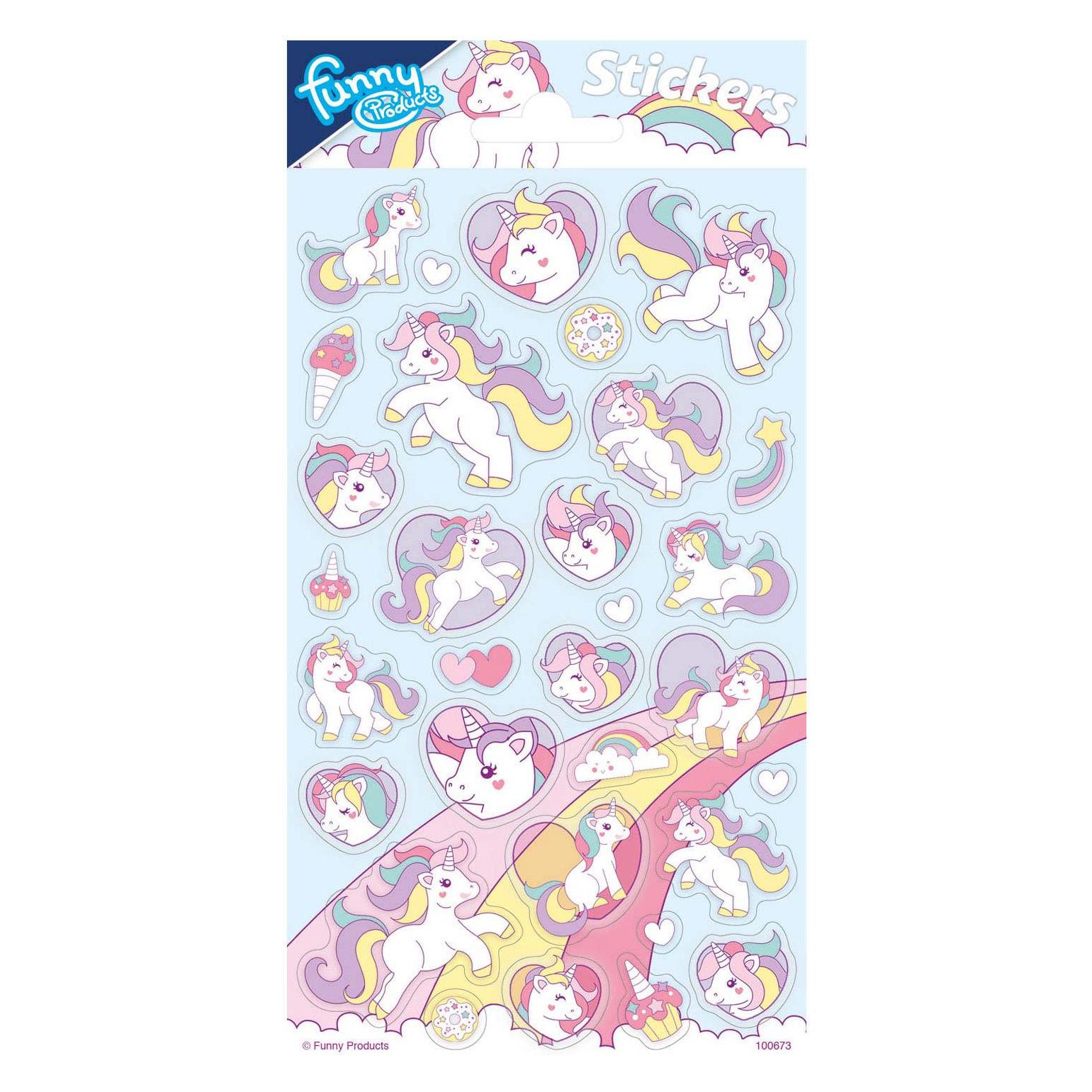 Totum Stickerblatt Einhorn (26 Sticker) (GN100673)