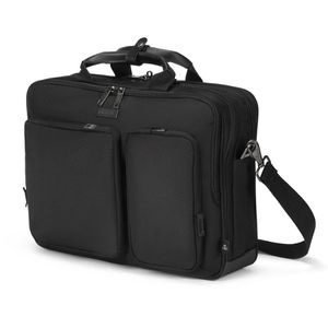 Dicota Laptoptasche Top Traveller SEVEN, schwarz, wasserabweisend, recyceltes PET, bis 14 Zoll