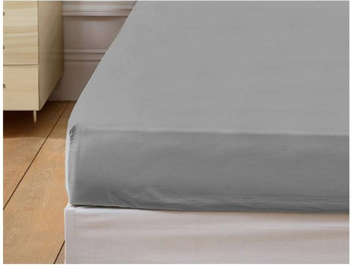 Fixleintuch DH PREMIUM QUALITY 180x200cm silver