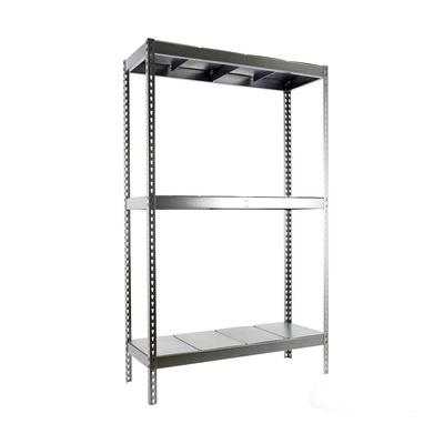 SimonRack Industrieregal, 2000x1500x750 mm, 600 kg am Biegepunkt, 3 Metallböden, Garagenregal, Verzinkt- Simonforte