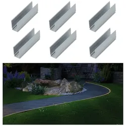 Paulmann Plug & Shine LED Strip Profil 6er-Pack 6er Pack Clip 50x10,6mm        94215