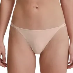 Calida Sleek Skin Low Cut Tanga Brief Beige Medium Damen