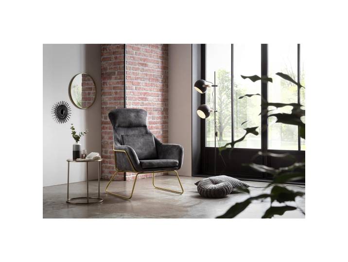 Livetastic Sessel, Grau, Metall, 73x102x80 cm, Wohnzimmer, Sessel, Sonstige Sessel