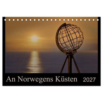An Norwegens Küsten (Tischkalender 2027 DIN A5 quer), CALVENDO Monatskalender