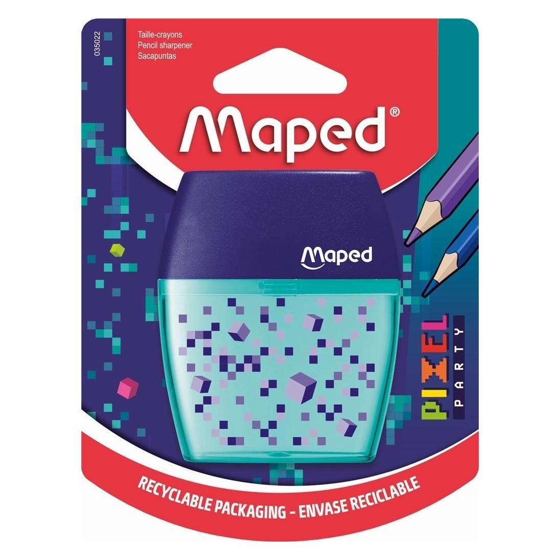 Maped Dosenspitzer doppelt PIXEL PARTY lila (35022)