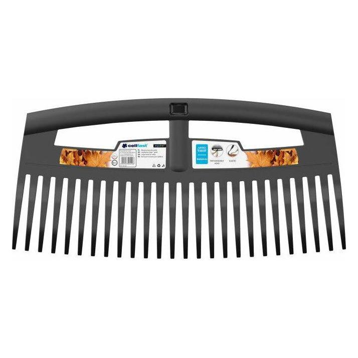 Cellfast Laubbesen Kopf - klein ERGO (525 mm) für Harken von Blättern aus einem beständigen Kunststo (40-121)