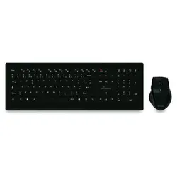 MediaRange MROS104-FR Tastatur Maus enthalten Heimbüro RF Wireless AZERTY Französisch Schwarz