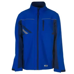 Softshelljacke "HIGHLINE" - M - kornblau/marine/zink