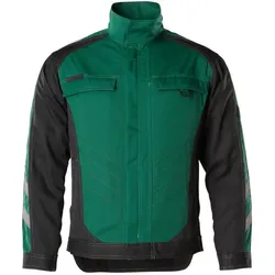 Arbeitsjacke "FULDA" Unique - 3XL - grün/schwarz