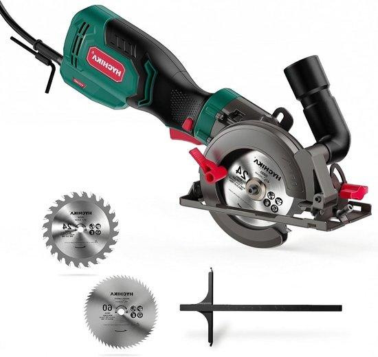 HYCHIKA Mini cirkelzaag - Grijs - 48 mm zaagdiepte