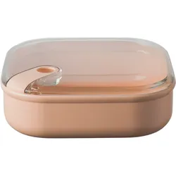 Omada niedrige Brotdose 1 Liter rosa