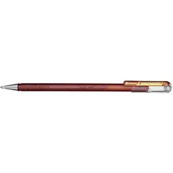 Pentel, Schreibstifte, Hybrid Dual Metallic Gelstift mit Kappe, feine Metallspitze, Orange, Gelb, 1 Stück