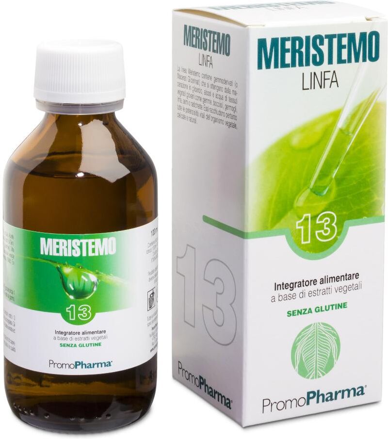 PROMOPHARMA SpA Meristemo Linfa 13 Gocce 100ml - Integratore Naturale per il Benessere del Sistema Linfatico