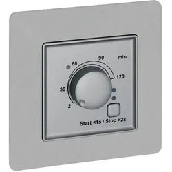 Legrand Valena Life, Zeitschalter mit Drehknopf, 1 – 120 Minuten (aluminium)