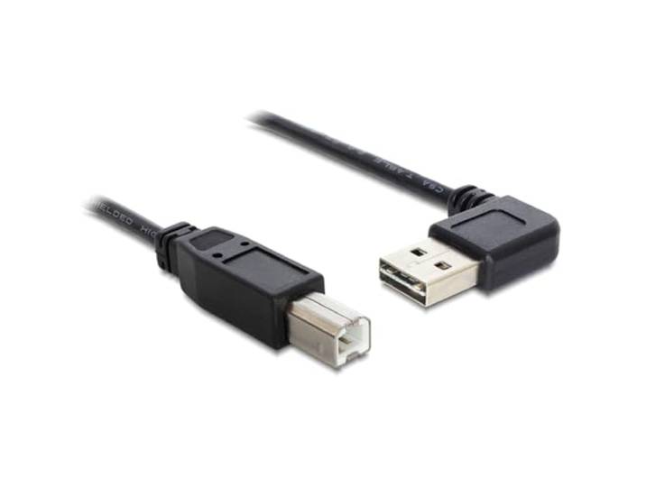 DeLOCK 85167 USB-kabel 0,5 m USB A USB B zwart - USB-kabel (0,5 m, USB A, USB B, 2.0, stekker/stekker, zwart)