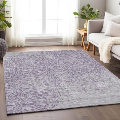 Addison Rugs Premium Washable Super Soft Vanishing Medallion Mayfield Rug
