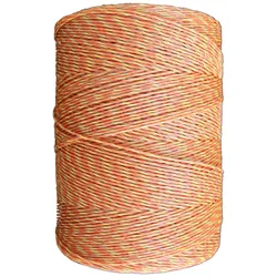 Weidezaunlitze Basic - gelb/orange - 250 m, 3 Niro
