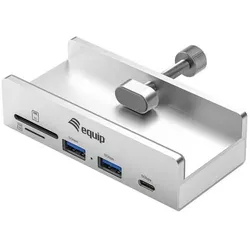 Equip 128968 Schnittstellen-Hub USB 3.2 Gen 1 (3.1 Gen 1) Type-A 5000 Mbit/s Aluminium