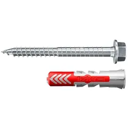 fischer Dübel mit Schrauben »DuoPower ETA 10x50« 50 Stück grau