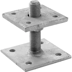 Simpson Sst, Holzverbinder, Simpson Stützenfuss PPB 75G feuerverzinkt höhenverstellbar (Stützenfuss, 1 Stk.)