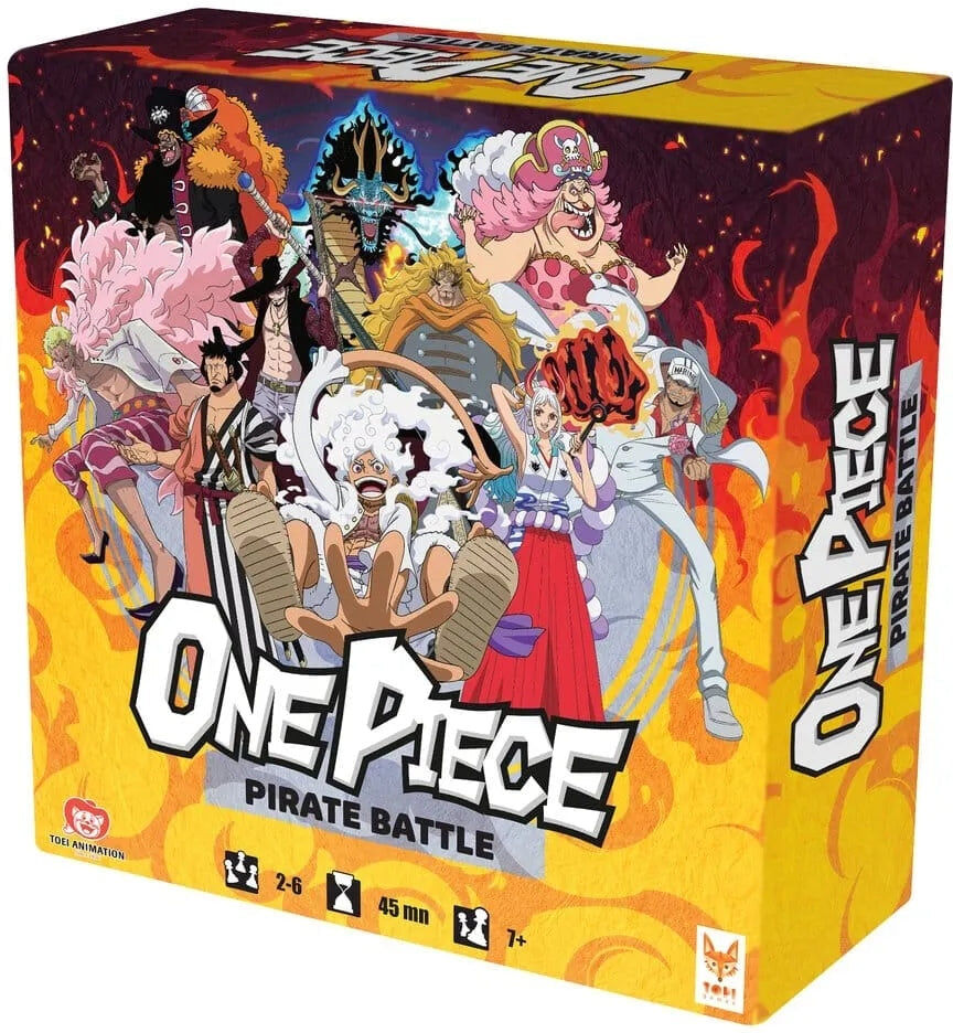 Topi Games One Piece: Pirate Fight Card Game for 2–6 Players, Ages 7 and Over, 45-Minute Playtime