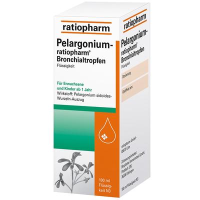 Pelargonium-Ratiopharm Bronchialtropfen 100 ml Flüssigkeit