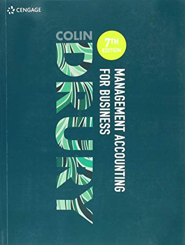 Colin Drury - Management Accounting for Business - Preis vom 09.10.2026 07:28:09 h