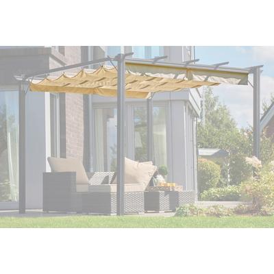 Pavillon-Ersatzdach KONIFERA "für Pergola "Tilos 3x3", beige (natur), Pavillondächer, Stoffmaß ca. 240x240cm, mit PU-Beschichtung