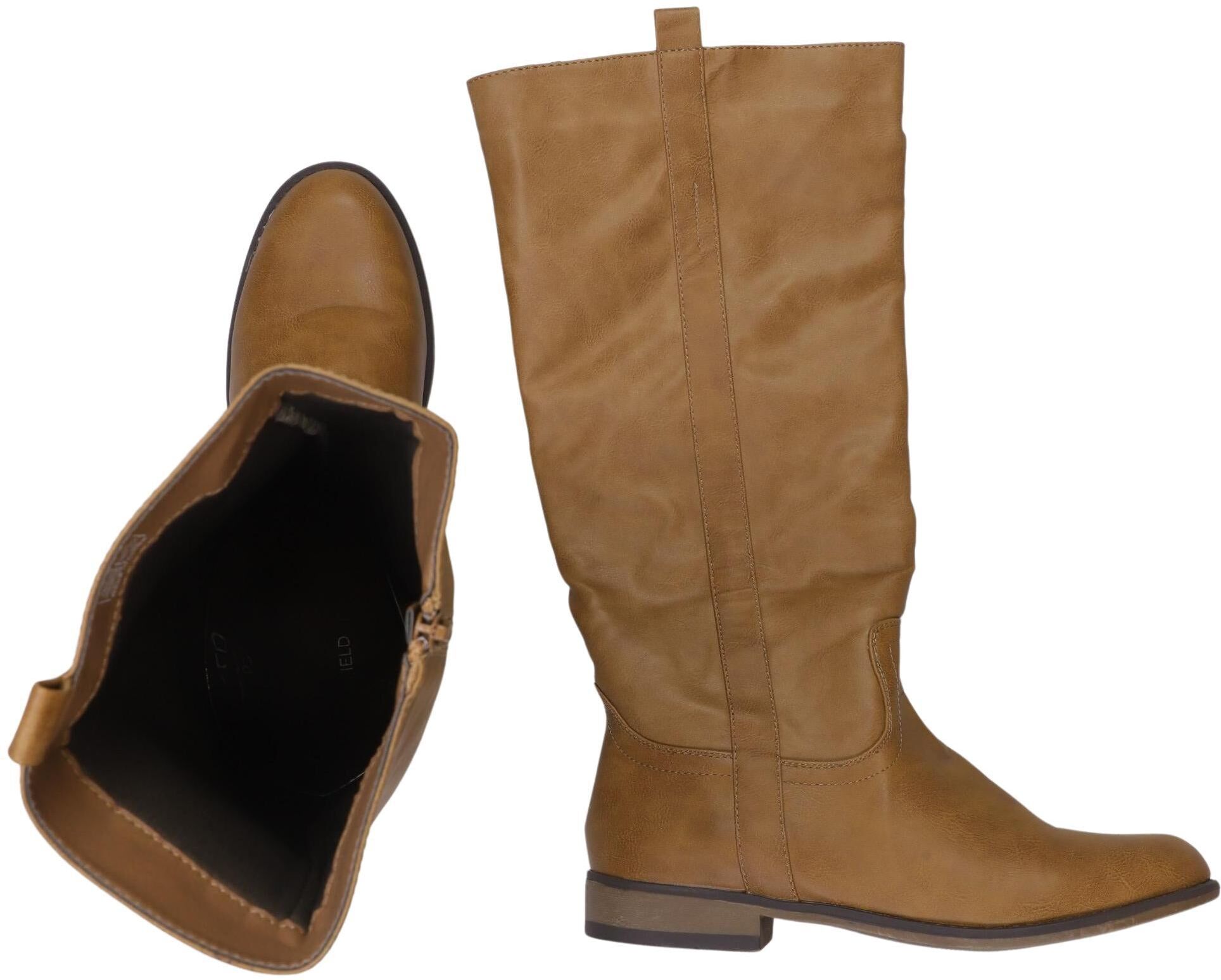 Anna Field Damen Stiefel, Braun, Gr. EU 41, Kunstleder - Second Hand
