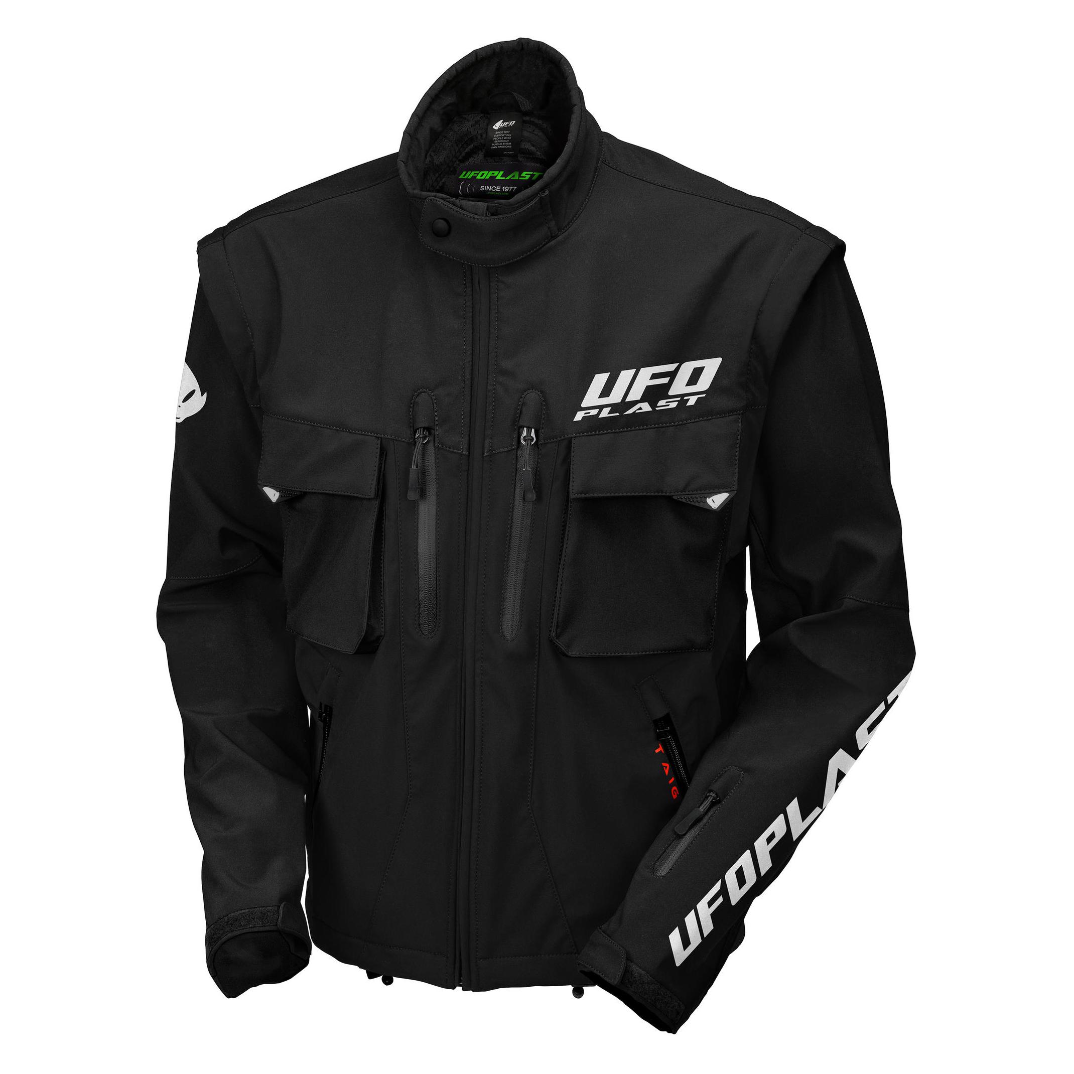 Ufo Plast Enduro Jacke Ufo Black Gr. L (L) (JA13002-KL)