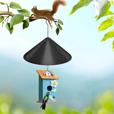 All Categories Goods Large Squirrel Baffle For Bird Feeder Protection Universal Pole Mount Guard Large Squirrel Baffle For Bird Feeder Protection Universal Pole Mount Guard
