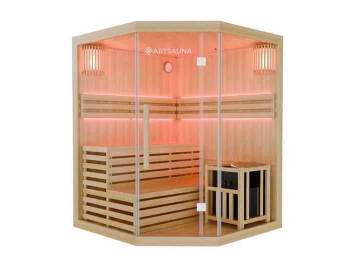 SAUNAKABINE Finnische Sauna Espoo150 Premium