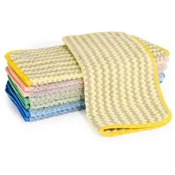 AQUA CLEAN Kristall Staubtücher mit Zick-Zack Muster antistatisch 8tlg.