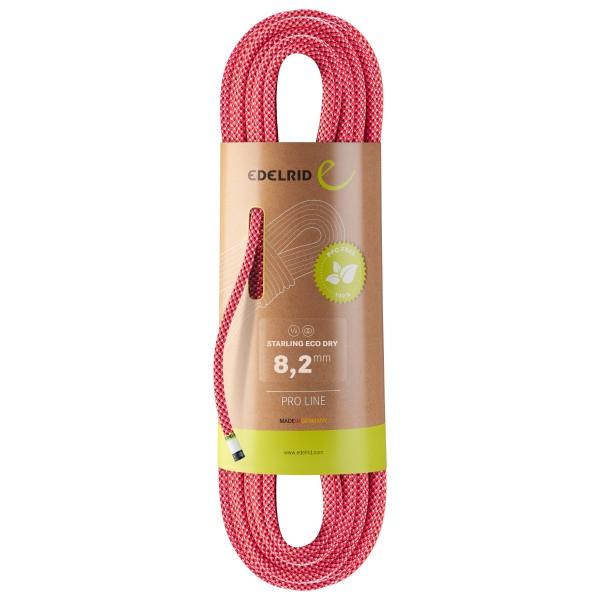 Edelrid - Starling Eco Dry 8,2 - Halbseil Länge 60 m bunt