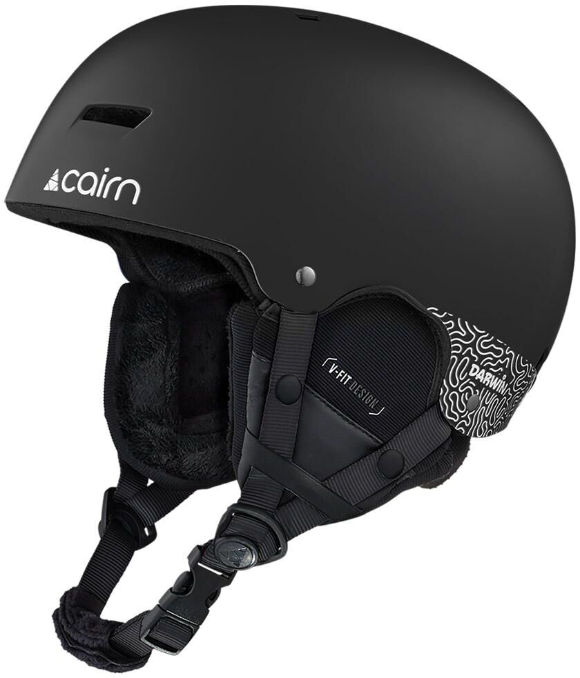 Cairn  - Darwin Junior Mat Black - M - Casque de ski