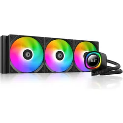 ID-Cooling CPU Water Cooler - FX360 TD (27.2dB max.98,54 m3/h 3x12cm, A-RGB, fekete), CPU Wasserkühler, Schwarz