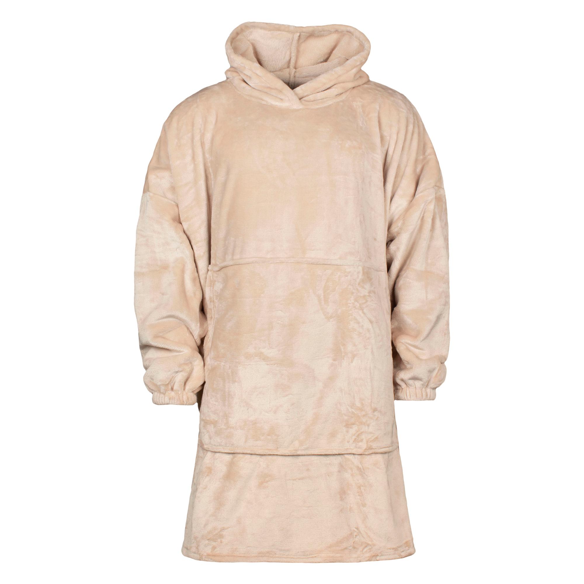 Warmes Fleece Oversized Decken-Hoodie - Extra langer Snoodie für extra Gemütlichkeit