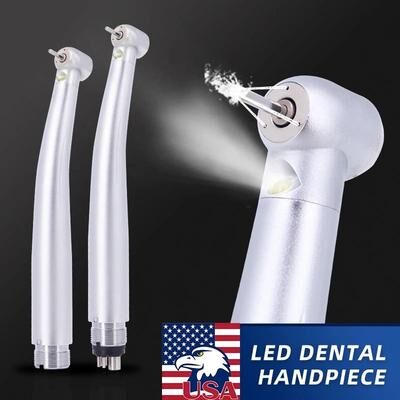 Uplift Essentials LED Dental High Speed Handpiece With Ceramic Bearing And Air Turbine Design led 4 Hole