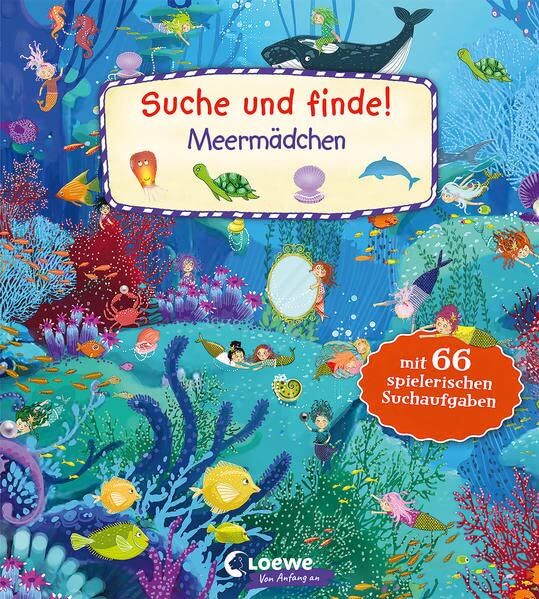 Loewe Wimmelbücher - Suche und finde! - Meermädchen: Kindgerechte Suchaufgaben und Wimmelbilder aus der magischen Unterwasserwelt für die Förderung der Konzentrationsfähigkeit - Ab 2 Jahren - Preis vom 14.10.2026 23:07:16 h