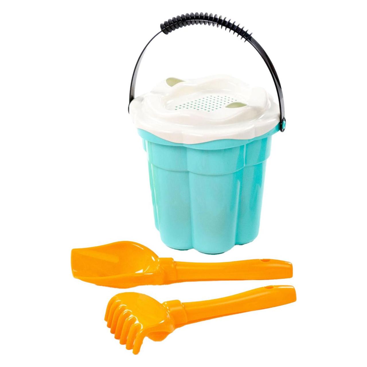 Polesie Cavallino Safari Classic Eimerset Blau, 4-tlg. (44918438)