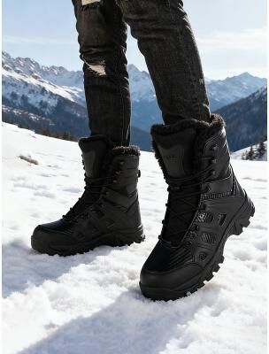 LightInthebox Women's Waterproof Hiking Boots - Durable and Stylish, Great for Outdoor Adventures in Snow and Cold