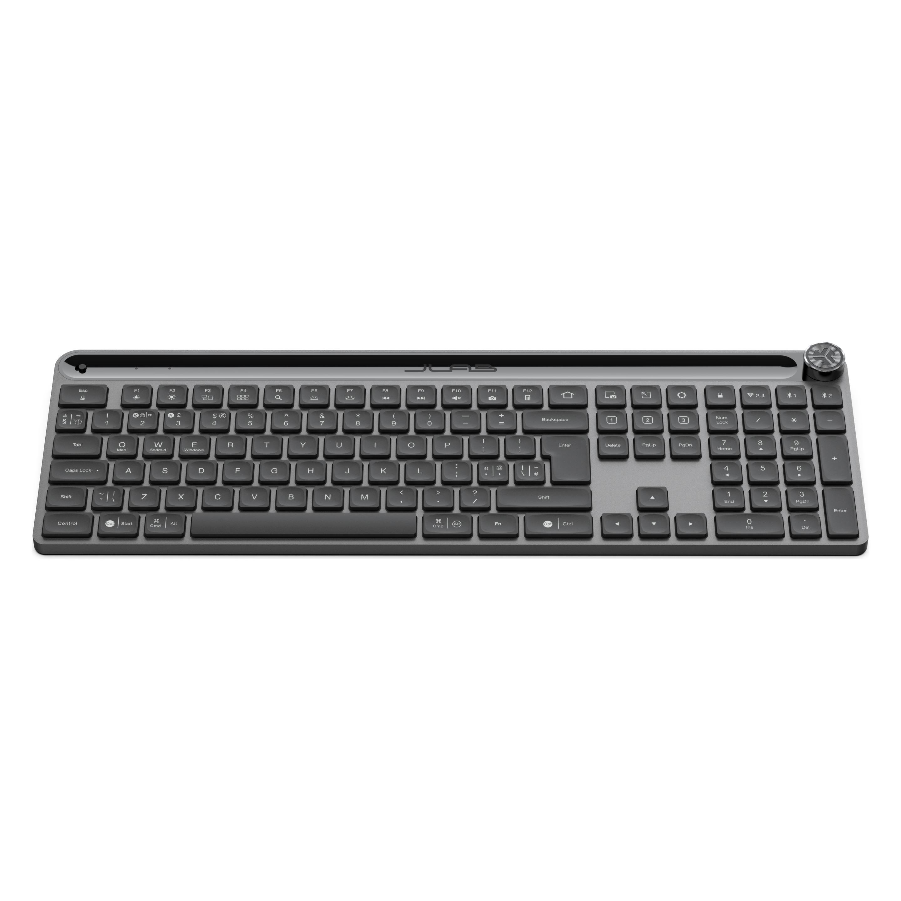 JLab Audio JLAB Keyboard Epic black (DE, Kabelgebunden, Kabellos) (IEUDEKEPICKEYRBLK4)